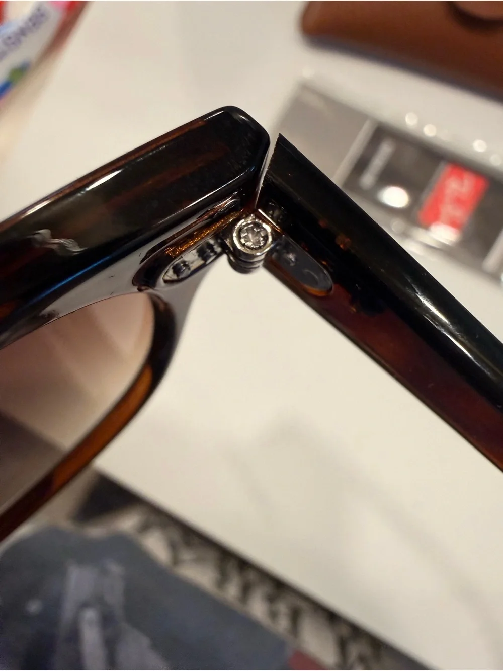 Ray-Ban Tortoiseshell Frame Sunglasses with Brown Gradient Lenses